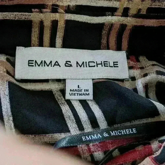 NWOT Emma & Michele Shirt Dress Size L - Picture 2 of 11